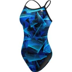 TYR Axis Diamondfit Swimsuit - Blue