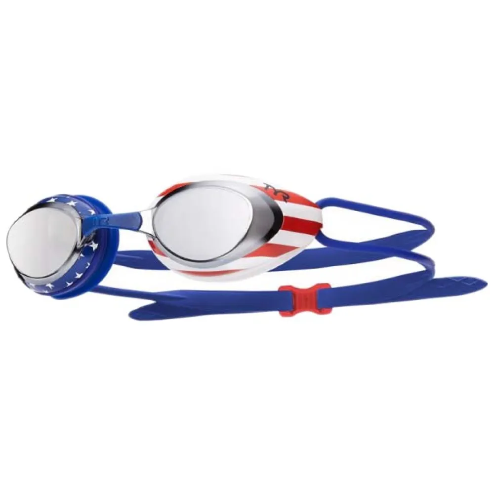 TYR Lunettes De Natation Mirror USA Black Hawk Racing 3 TYR Lunettes De Natation Mirror USA Black Hawk Racing