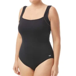 TYR Maillot De Bain Solid Square Neck Controlfit
