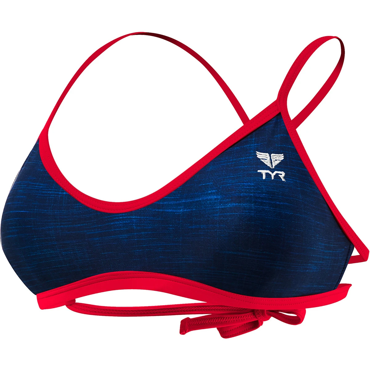 TYR Sandblasted Mojave Tieback Women Bikini Top - Navy 3 TYR Sandblasted Mojave Tieback Women Bikini Top - Navy