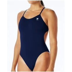 TYR Solid Durafast Elite Cutoutfit Maillot De Bain - Navy -Tyr tyr solid durafast elite cutoutfit swimsuit navy2 1209433