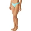 TYR Women's Solid Mini Bikini Bottom - Seafoam -Tyr tyr women solid mini bikini bottom seafoam 1 1013242