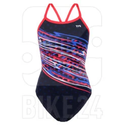 TYR Victorious Diamondfit Women Swimsuit - Red/white/blue